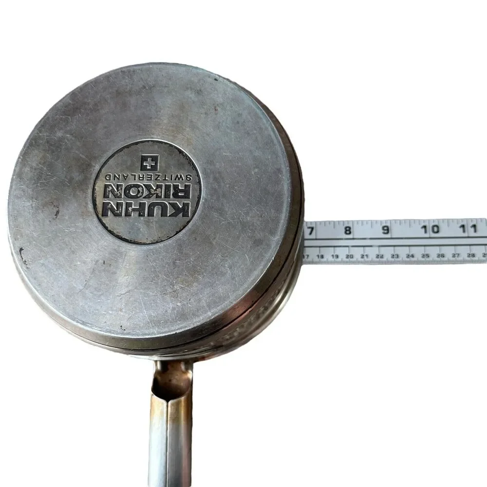 Kuhn Rikon‎ Saucepan with Glass Lid Cooking Pot Pan Switzerland Stainless Steel
